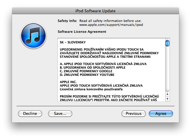 iOS 4.2 update