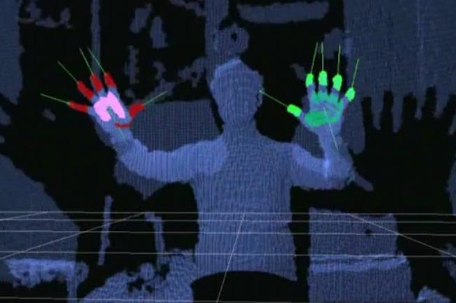 Minority Report Style Kinect Hack