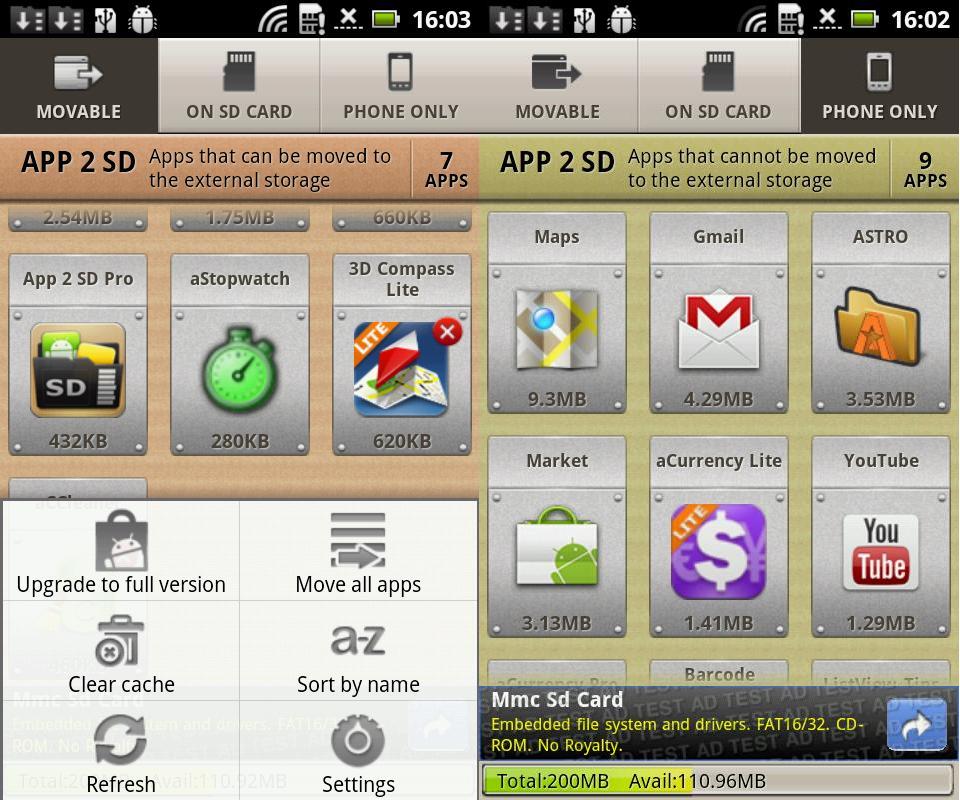 App 2 SD Free