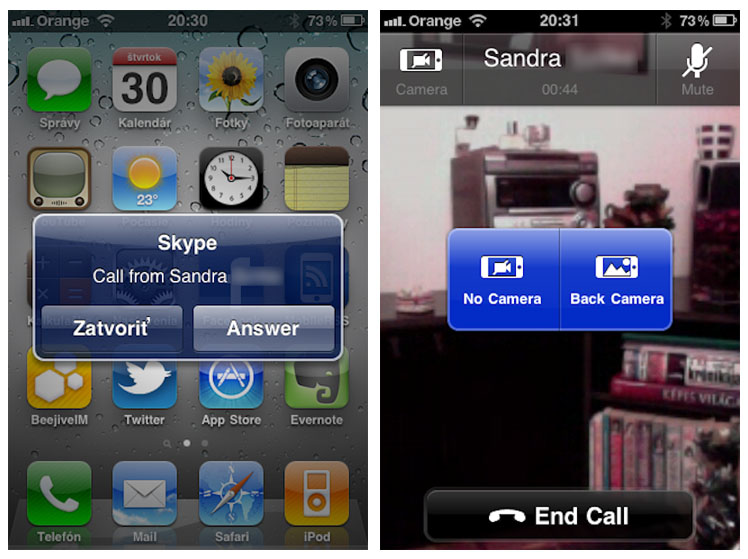 Skype 3.0 pre iPhone s videotelefonovaním