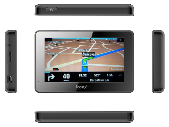 iconX A420 FLAT so Sygic Mobile Maps 9