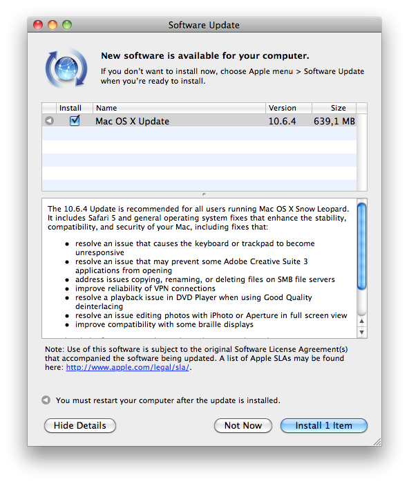 Mac OS X SL