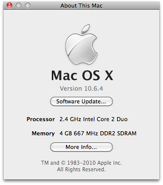 Mac OS X SL