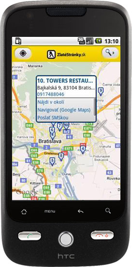 Zlaté Stránky Android