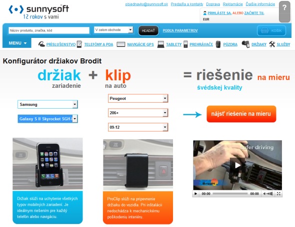 Brodit vyber Sunnysoft