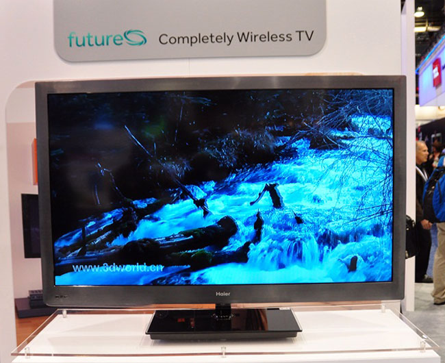 Koncept bezkáblového TV Haier