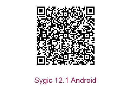 Sygic 12.1 QR kód