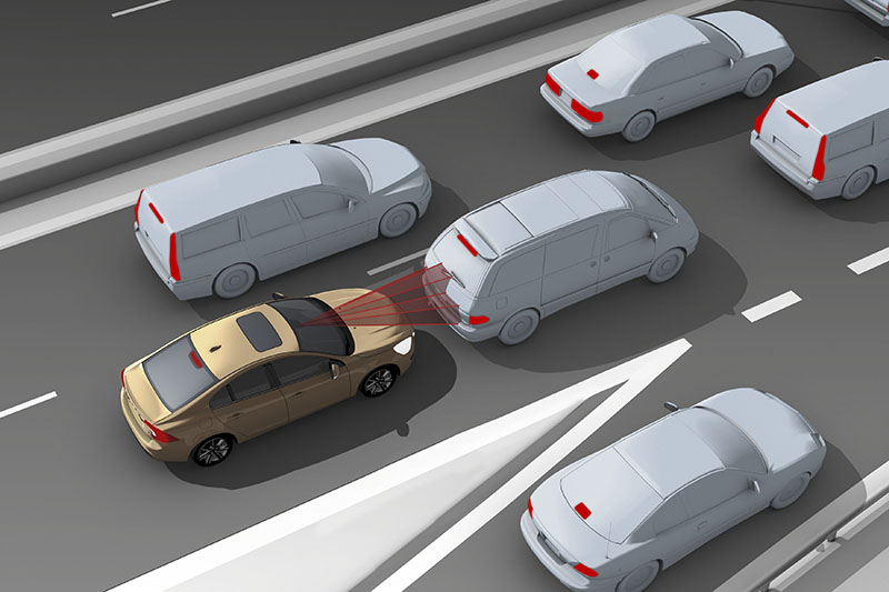 Volvo City Safety - systém autonómneho brzdenia