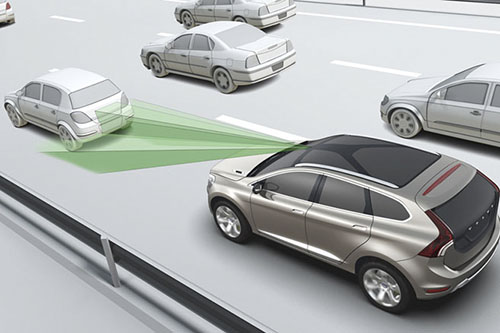 Volvo City Safety - systém autonómneho brzdenia