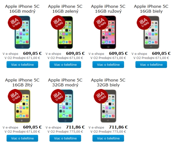 Apple iPhone 5C v O2