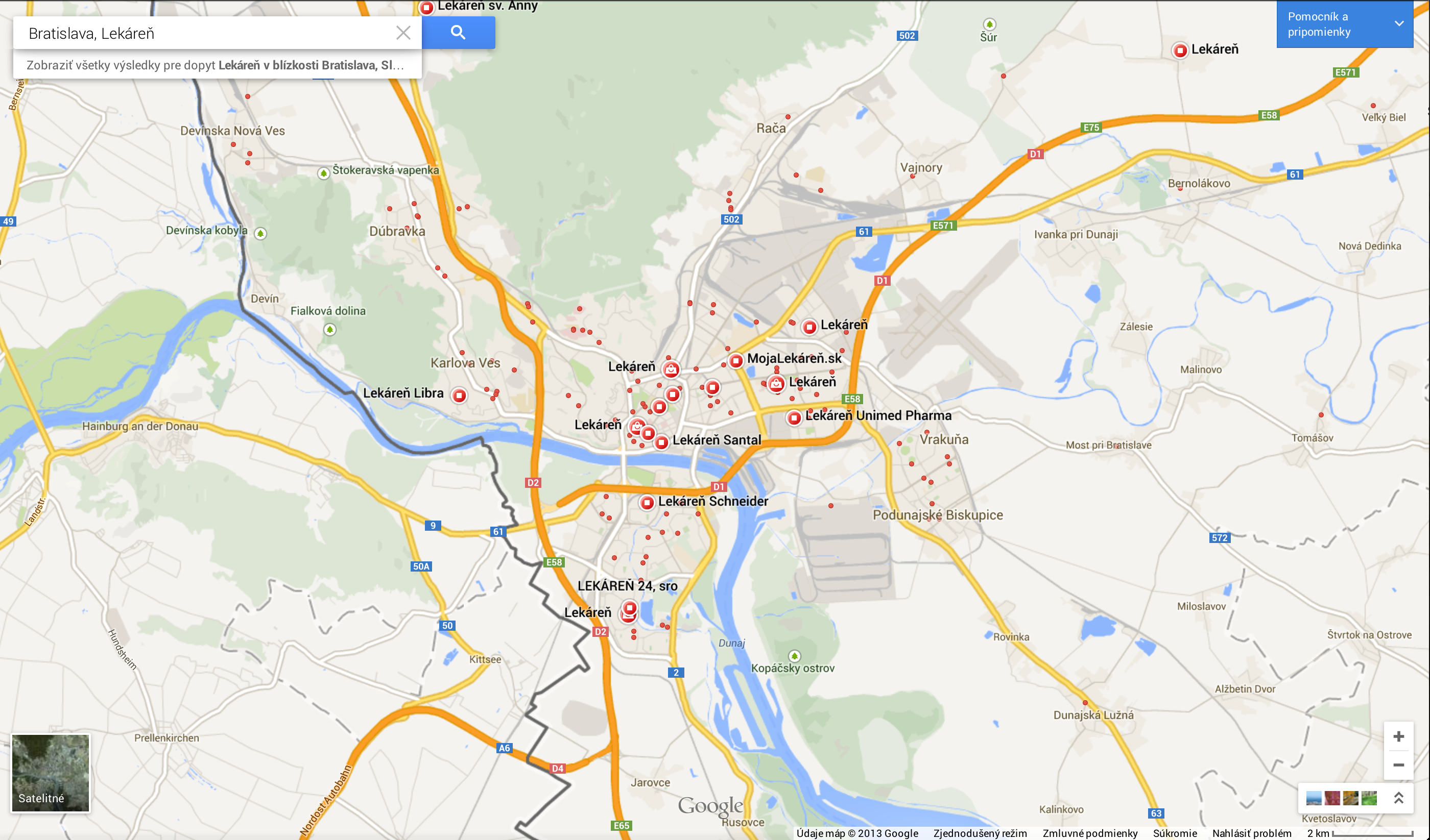 Google Mapy