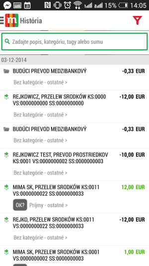 mBank aplikacia