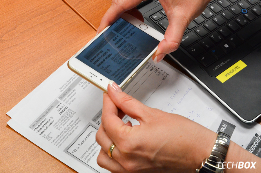 ČSOB SmartBanking IBAN skener