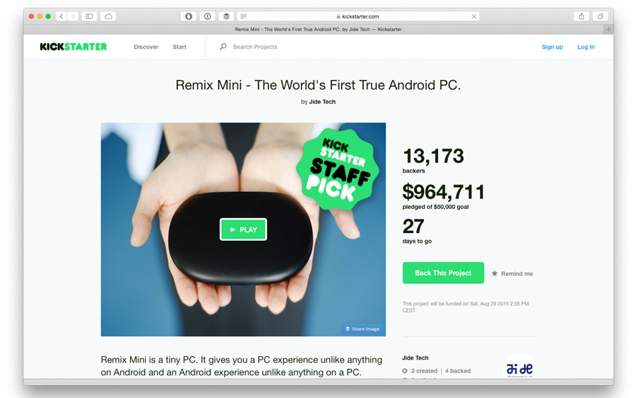 Crowdfunding