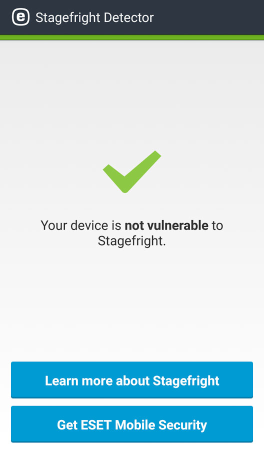 ESET Stagefright Detector