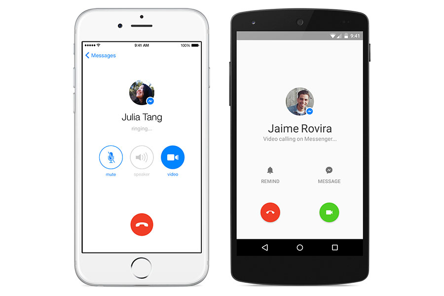 Facebook Messenger videohovory
