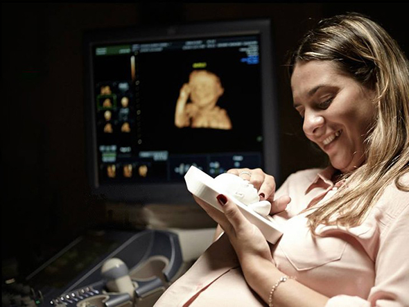 Huggies 3D Printed Ultrasound Of Unborn Child