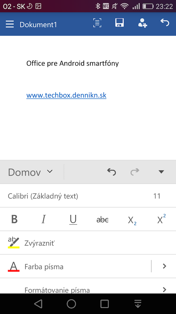 Office pre Android smartfóny