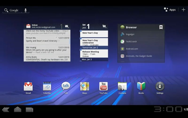 Android 3.0 Honeycomb