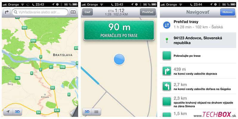 V iOS 6 sú aj nové mapy