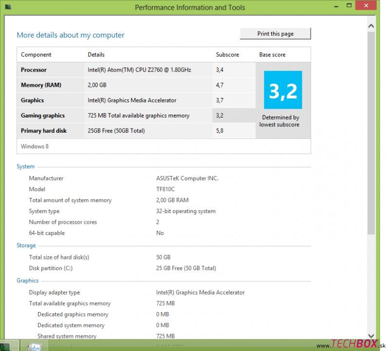 ASUS VivoTab TF810C