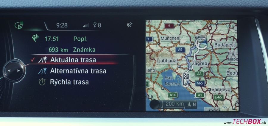 BMW M550d Chorvátsko