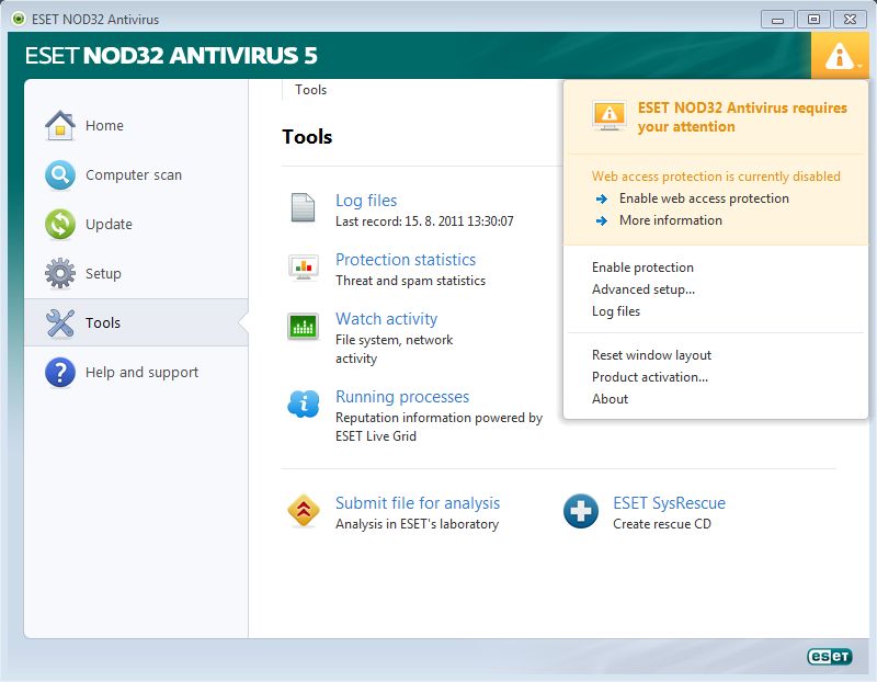 ESET NOD 32 Antivirus 5