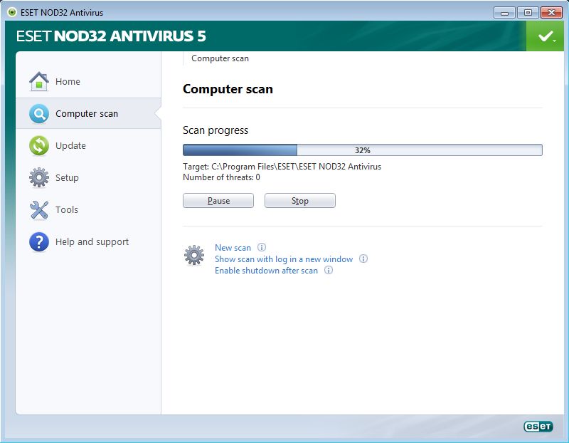 ESET NOD 32 Antivirus 5