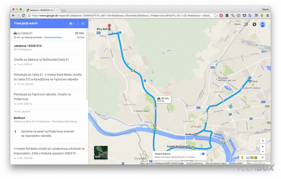 Google Mapy