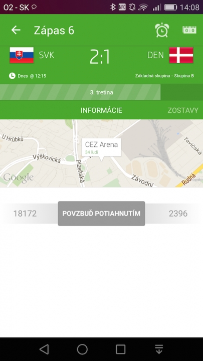 Majstrovstvá sveta v hokeji 2015 v smartfóne