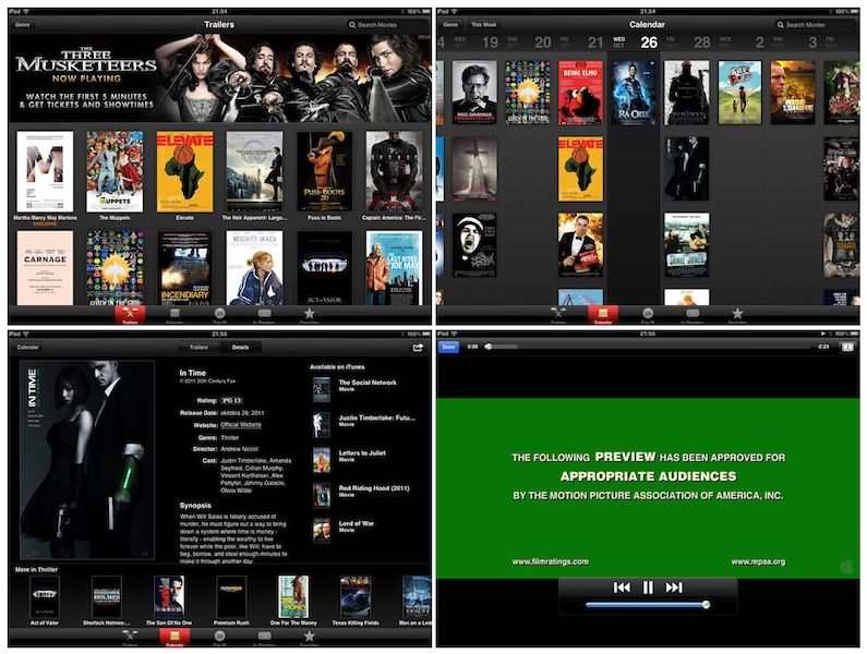 iTunes Movie Trailers iTunes Movie Trailers