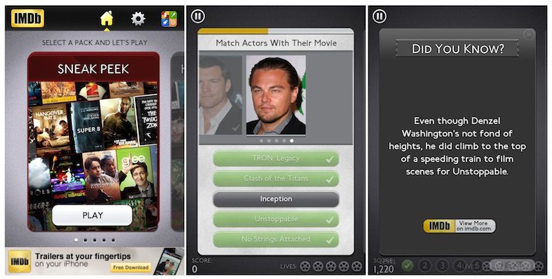 IMDB Trivia IMDB Trivia