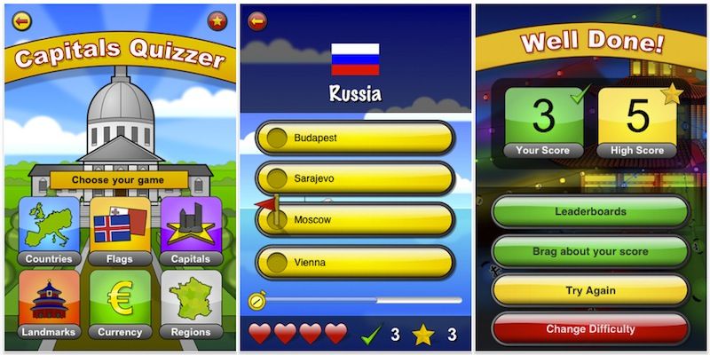 Capitals Quizzer
