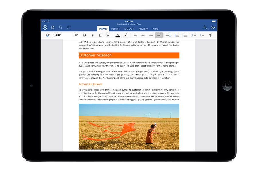 Microsoft Office pre iPad