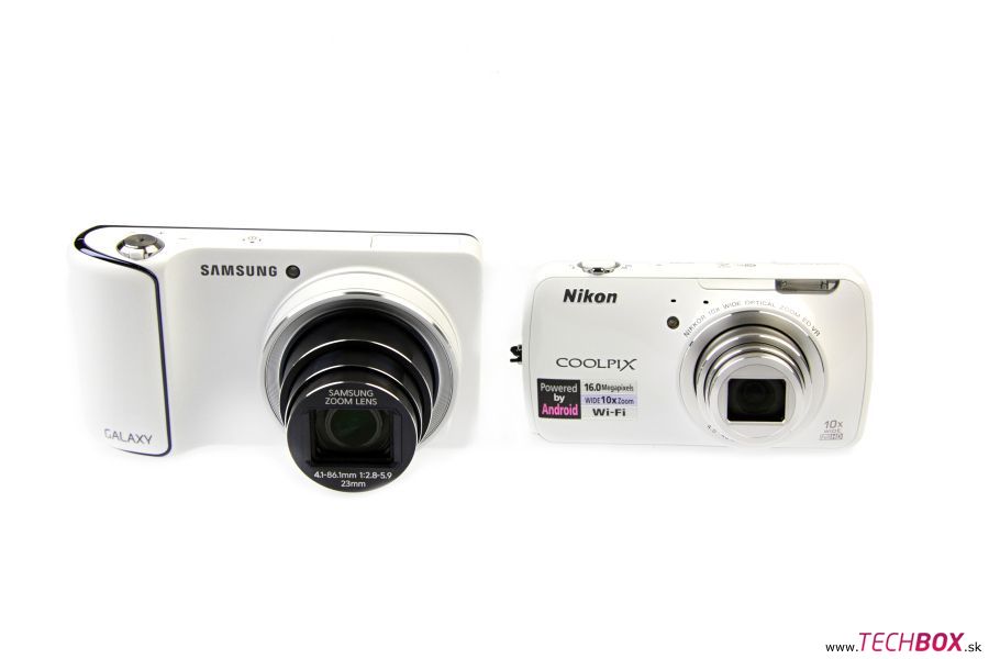 Samsung GALAXY Camera vs. Nikon COOLPIX S800s