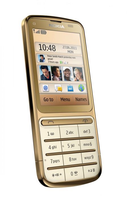 Nokia C3-01 Gold Edition