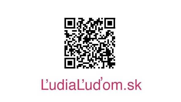 ĽudiaĽuďom.sk QR kód