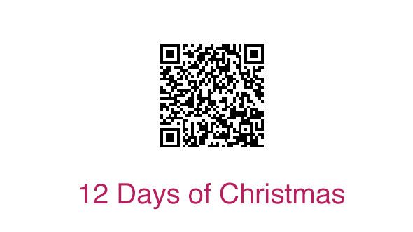 12 Days of Christmas QR kód
