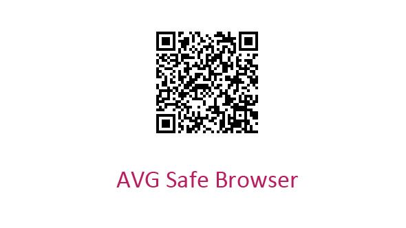 AVG Safe Browser QR kód
