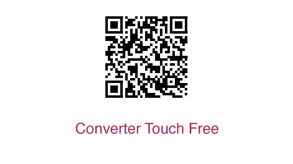 Converter Touch Free QR kód