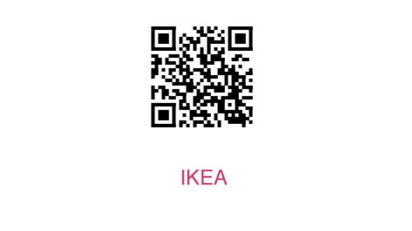 IKEA QR kód