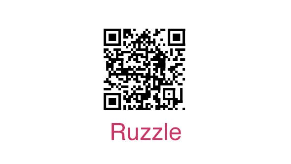 Ruzzle QR kód