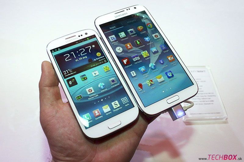 Samsung GALAXY Note II vs Samsung Galaxy S III