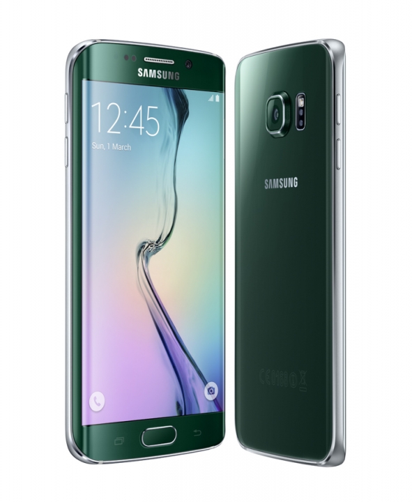 Samsung Galaxy S6 edge zelena