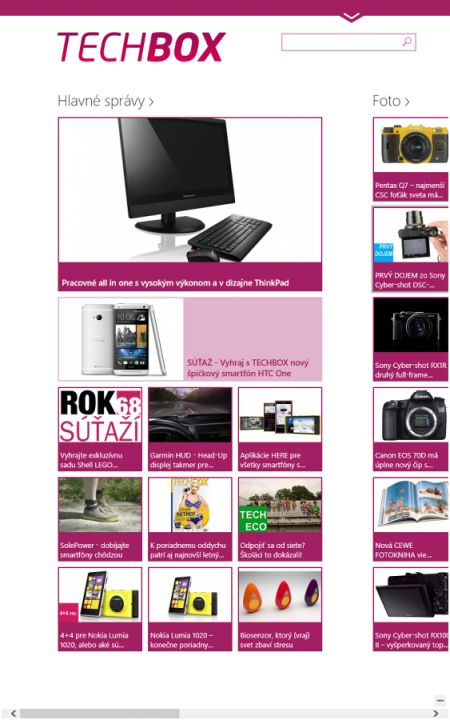 TECHBOX Windows 8 app