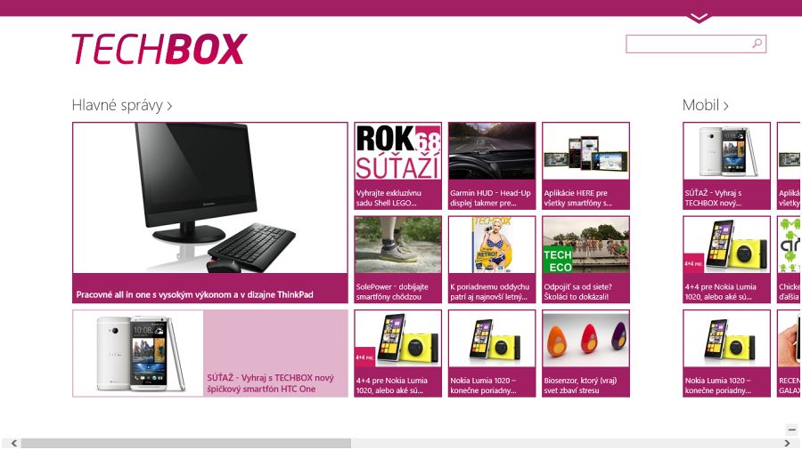 TECHBOX Windows 8 app