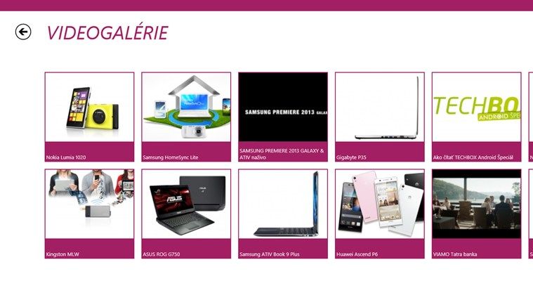 TECHBOX Windows 8 app