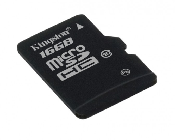 Kingston microSDHC Class 10: bleskových 16 GB v micro karte