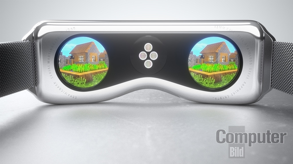 Очки виртуальной реальности для айфона. VR очки Apple. Шлем виртуальной реальности Эппл. Виртуальная реальность концепт. Часы с виртуальным экраном.