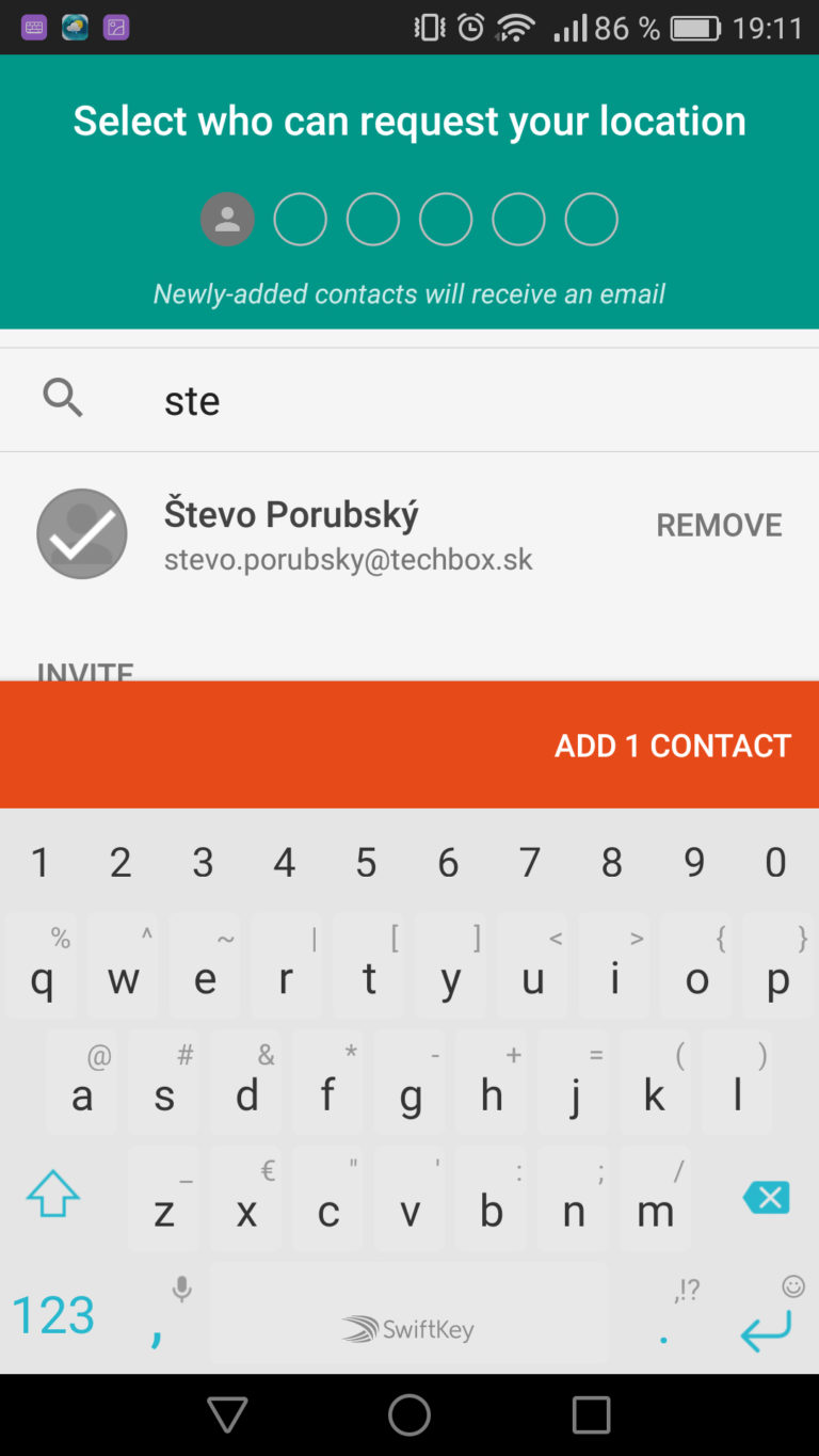 Trusted Contacts